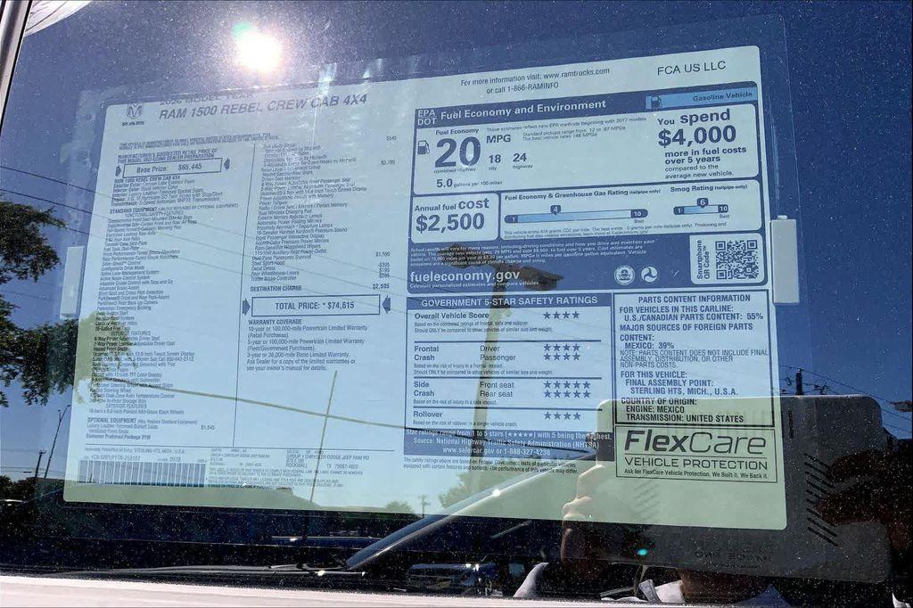 new 2026 Ram 1500 car, priced at $70,340