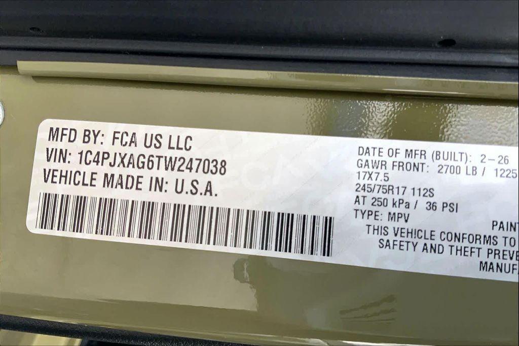 new 2026 Jeep Wrangler car, priced at $36,054