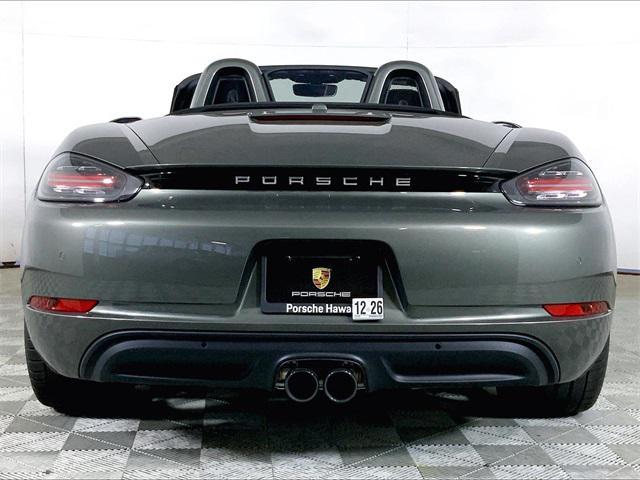 new 2025 Porsche 718 Boxster car, priced at $90,225