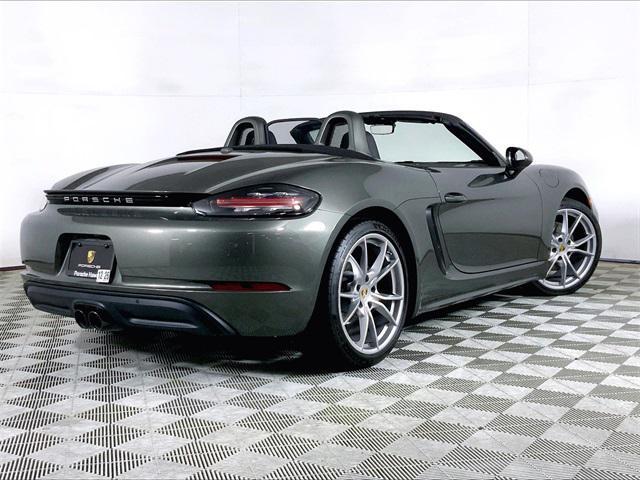 new 2025 Porsche 718 Boxster car, priced at $90,225