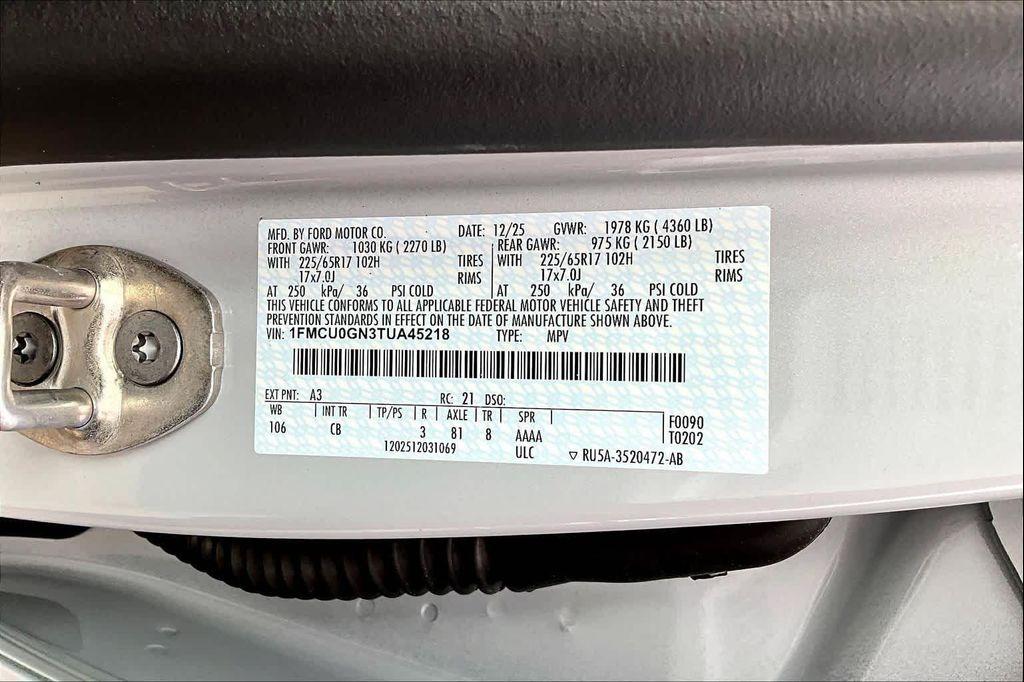 new 2026 Ford Escape car, priced at $29,190