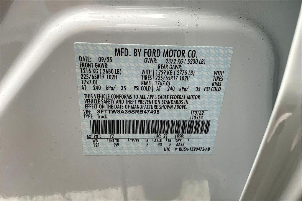 new 2025 Ford Maverick car, priced at $27,840