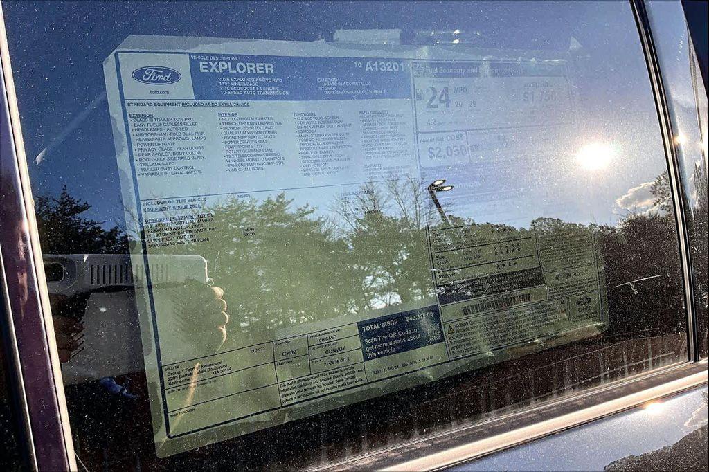 new 2026 Ford Explorer car, priced at $39,325