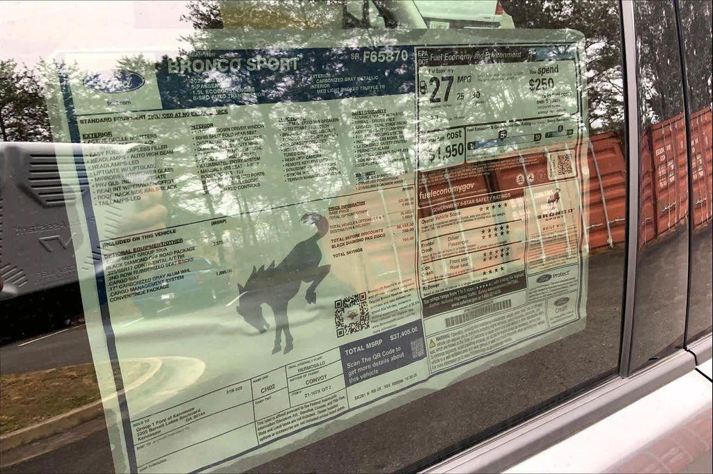 new 2025 Ford Bronco Sport car, priced at $33,752