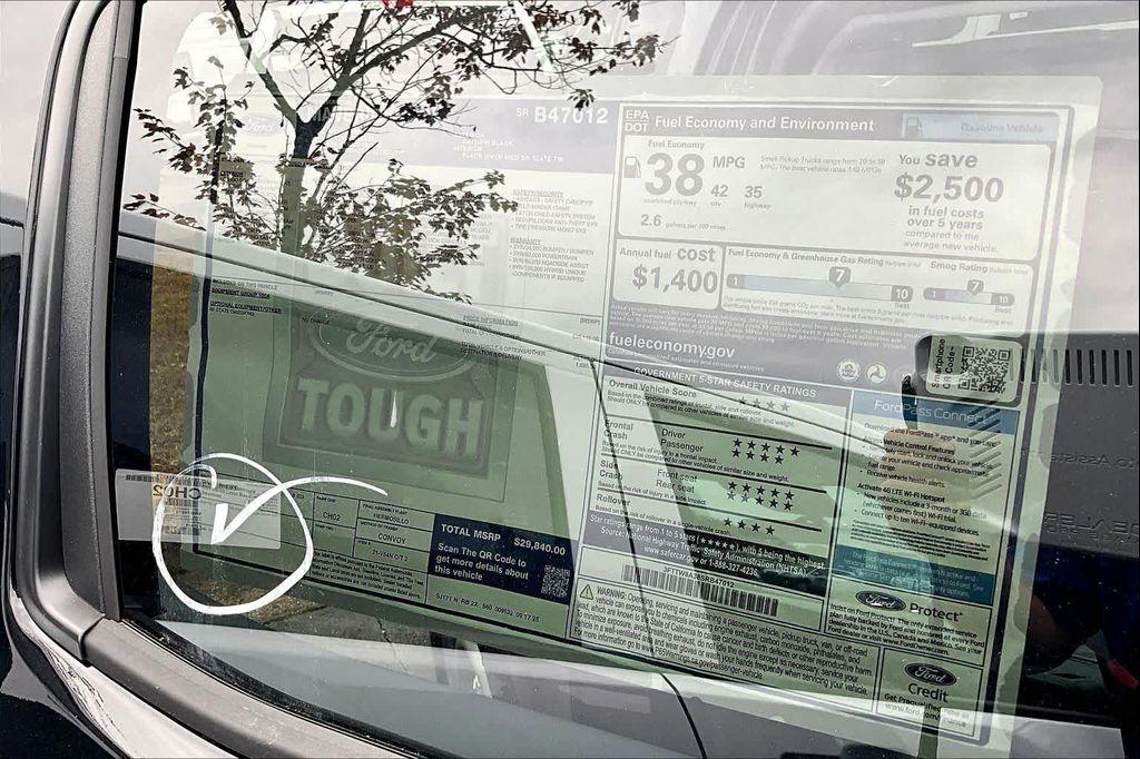 new 2025 Ford Maverick car, priced at $27,840