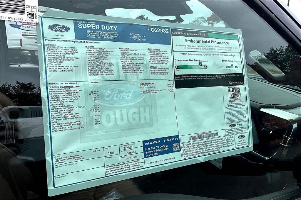 new 2026 Ford F-350 car, priced at $102,540