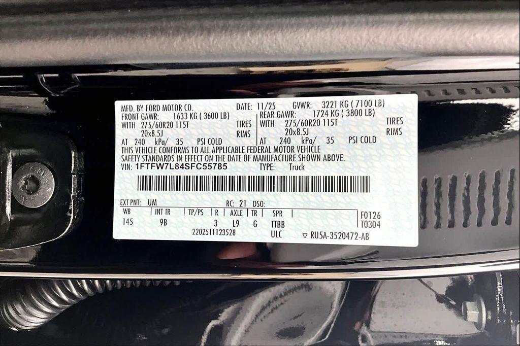 new 2025 Ford F-150 car, priced at $73,820