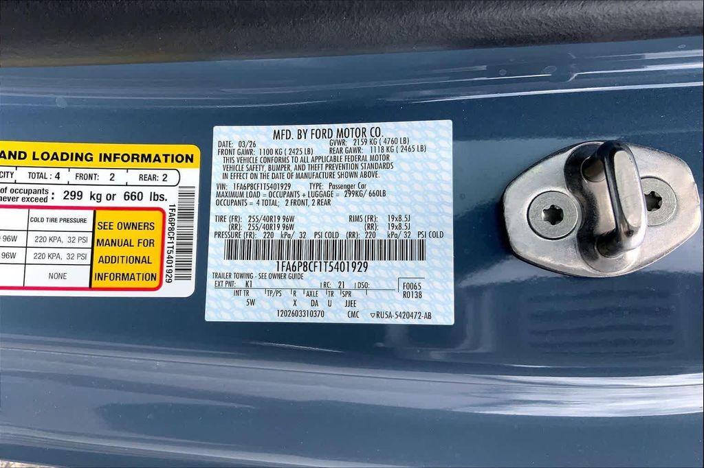 new 2026 Ford Mustang car, priced at $61,973