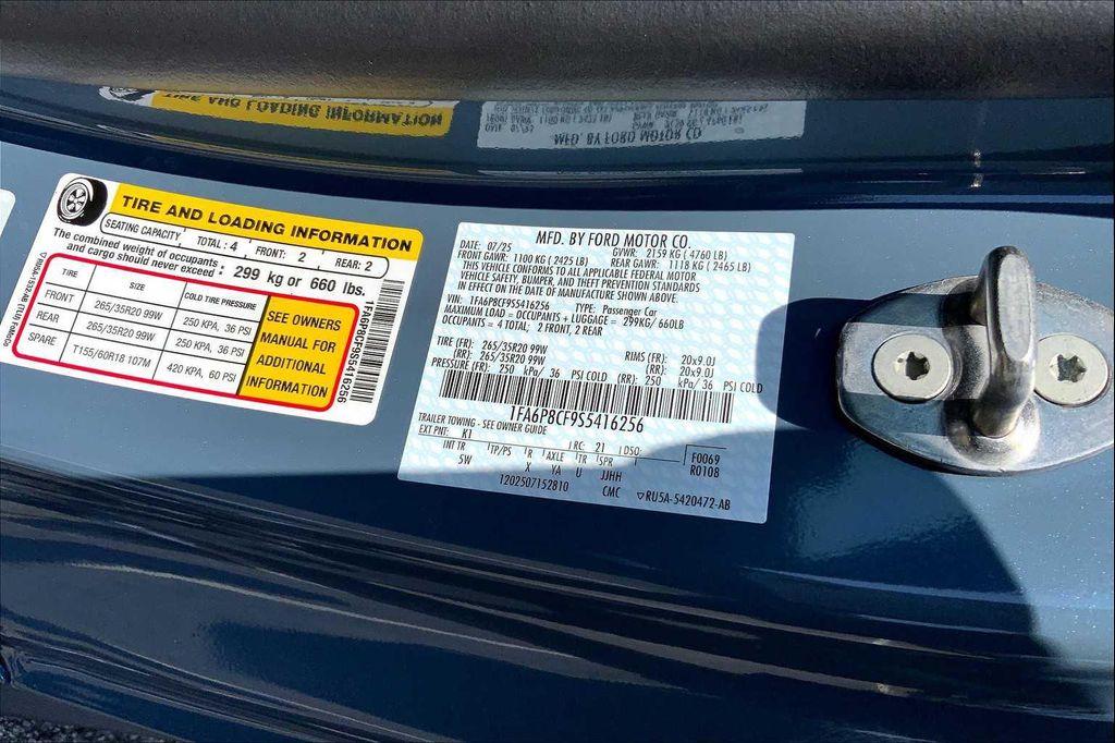 new 2025 Ford Mustang car, priced at $54,280