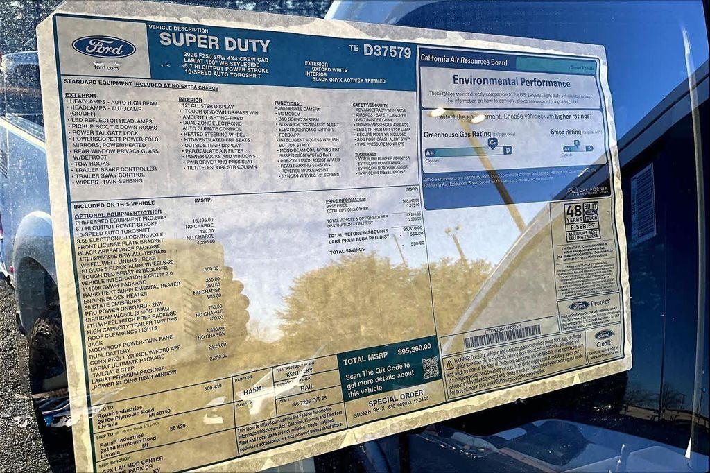 new 2026 Ford F-250 car, priced at $118,159