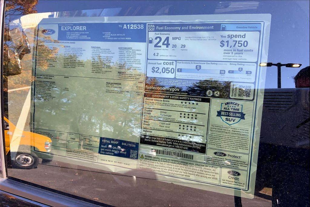new 2026 Ford Explorer car, priced at $42,770