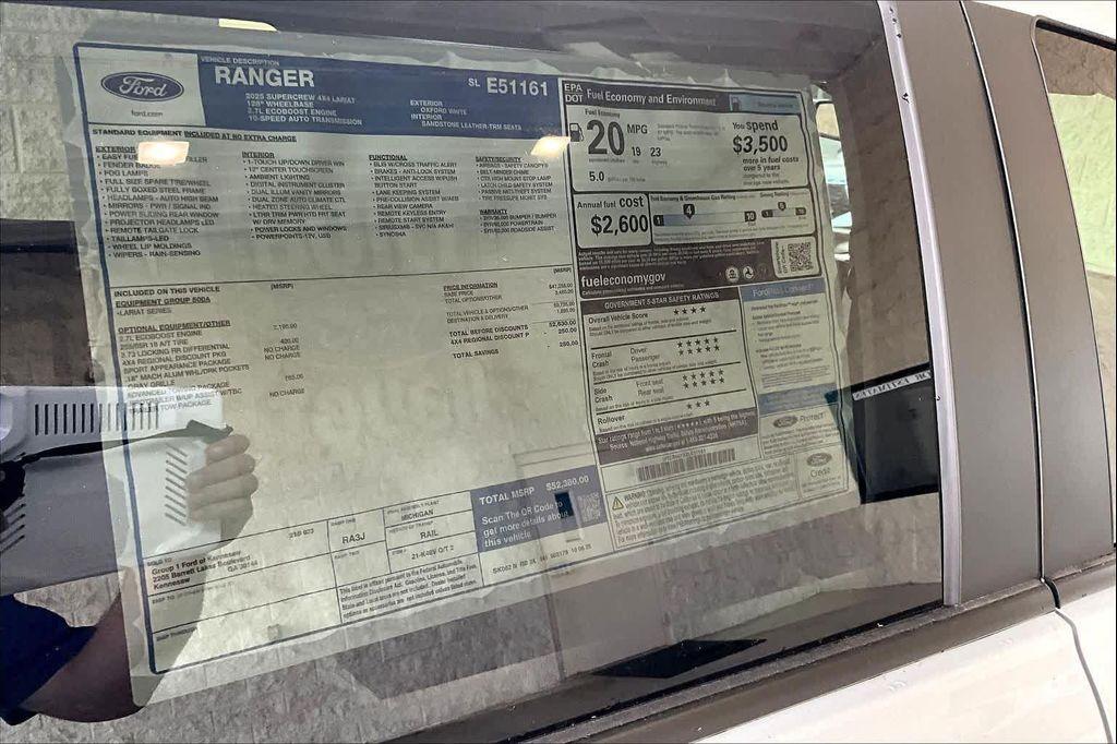 new 2025 Ford Ranger car, priced at $48,630