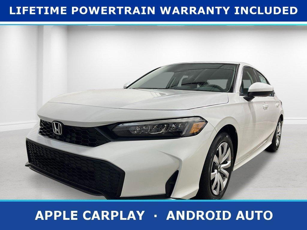 new 2026 Honda Civic car, priced at $25,500