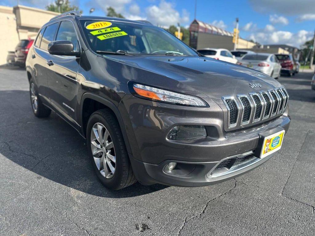 used 2018 Jeep Cherokee car, priced at $10,998