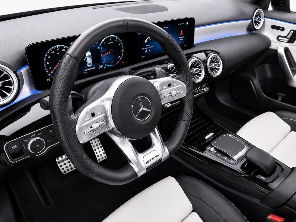 used 2021 Mercedes-Benz AMG A 35 car, priced at $30,911