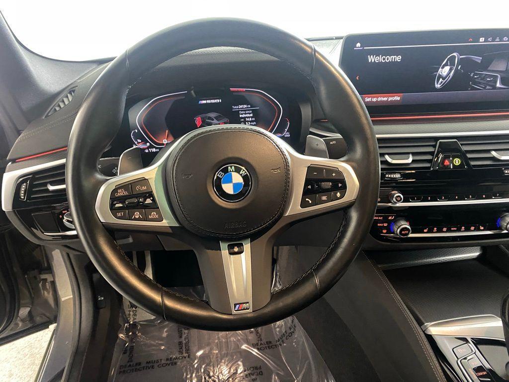used 2023 BMW M550 car, priced at $63,640