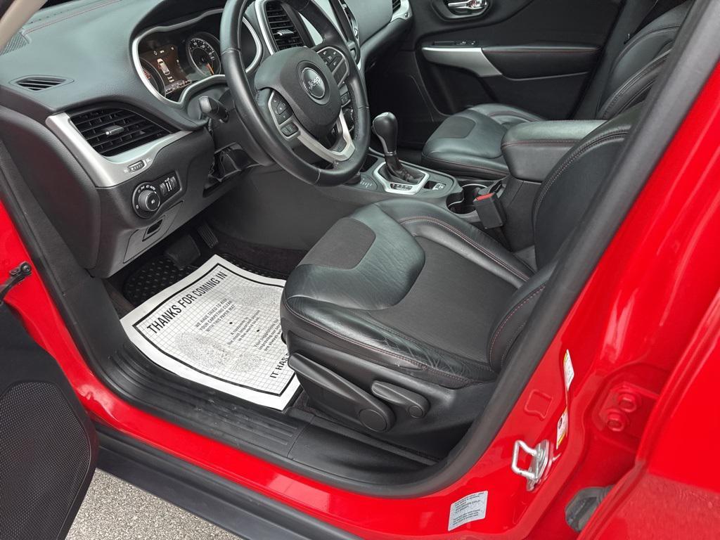 used 2017 Jeep Cherokee car, priced at $17,567