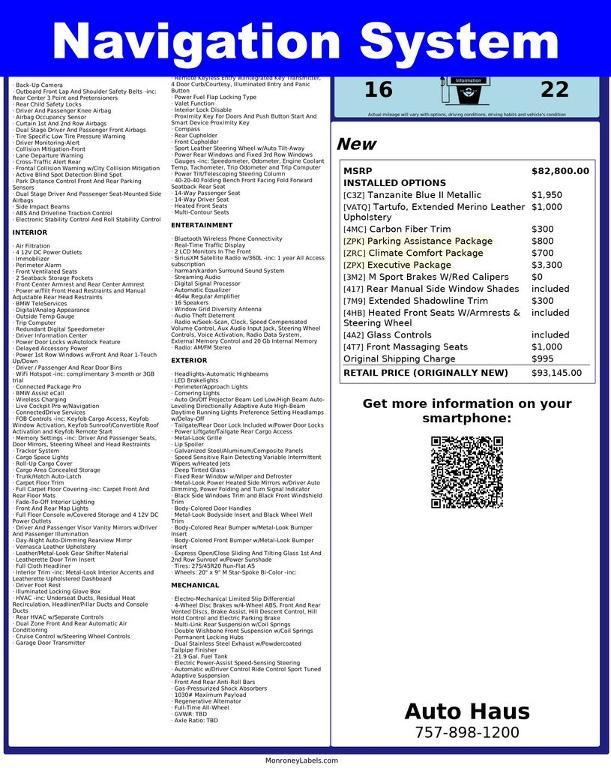 used 2022 BMW X5 car