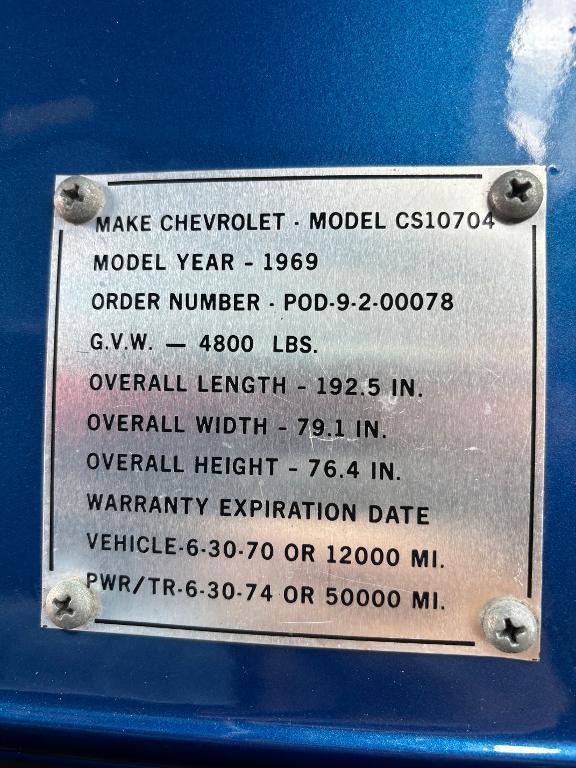 used 1969 Chevrolet C10/K10 car, priced at $30,975