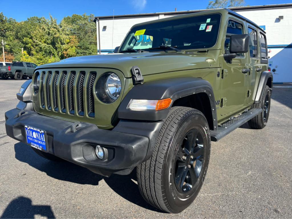 used 2022 Jeep Wrangler Unlimited car, priced at $31,850
