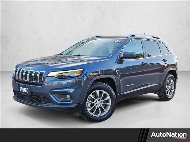 used 2021 Jeep Cherokee car, priced at $19,491