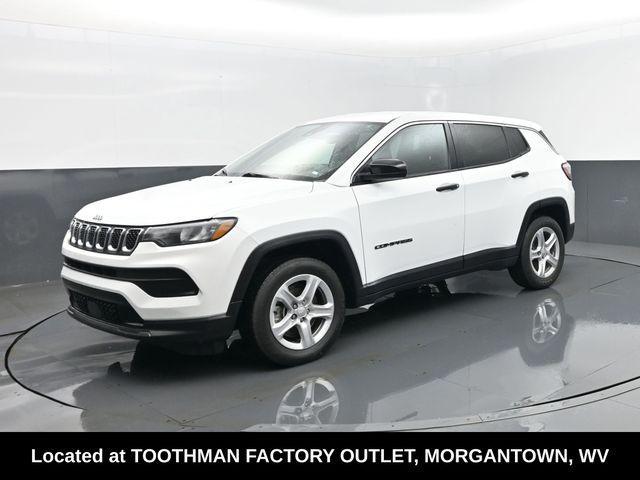 used 2023 Jeep Compass car, priced at $19,200