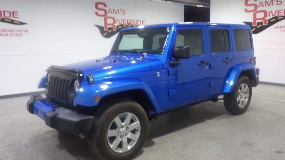 used 2016 Jeep Wrangler Unlimited car, priced at $16,900