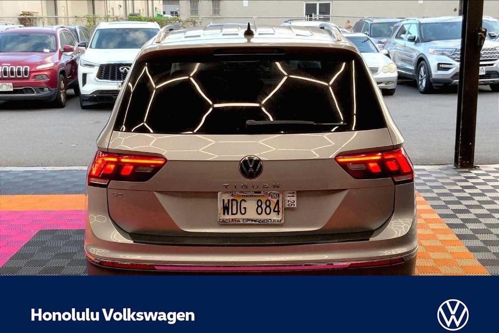 used 2022 Volkswagen Tiguan car, priced at $20,196