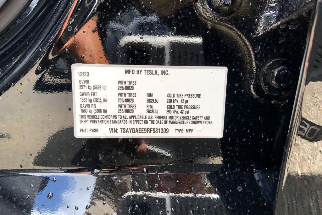 used 2024 Tesla Model Y car, priced at $42,683