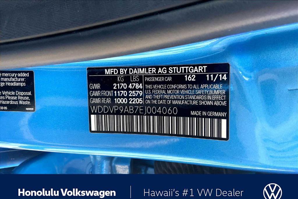 used 2014 Mercedes-Benz B-Class Electric Drive car, priced at $6,992