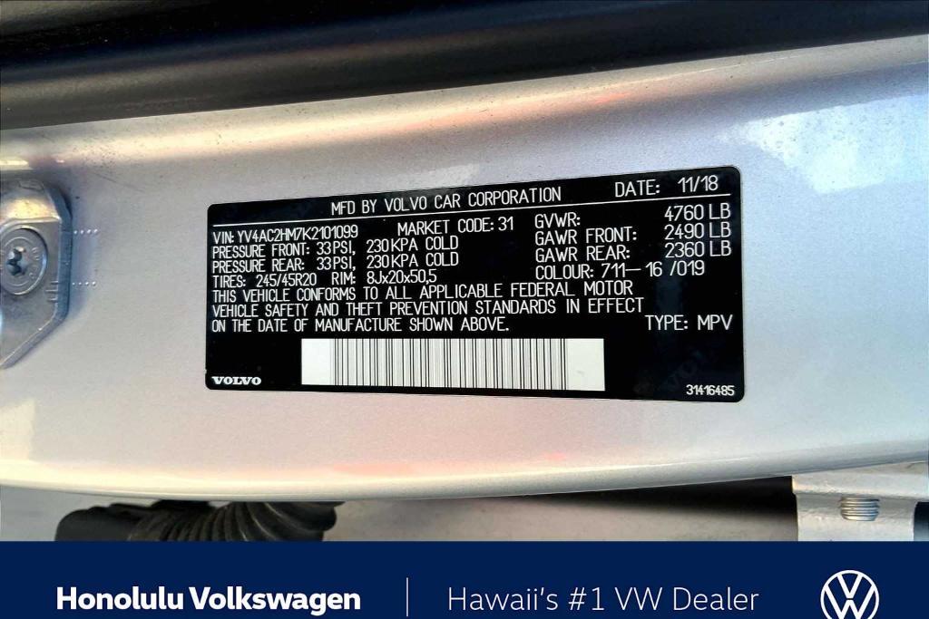 used 2019 Volvo XC40 car, priced at $16,888