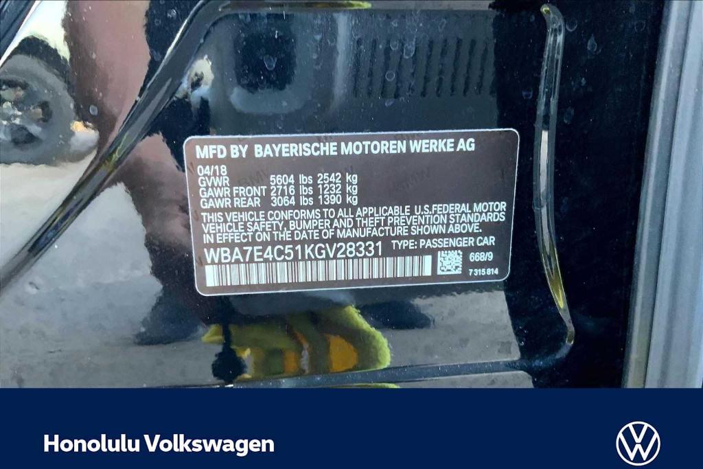 used 2019 BMW 740 car, priced at $23,065