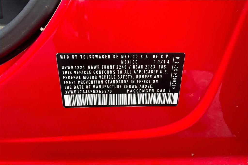 used 2015 Volkswagen Jetta car, priced at $6,995