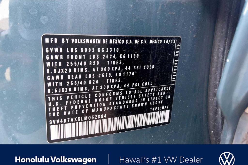 used 2020 Volkswagen Tiguan car, priced at $17,777