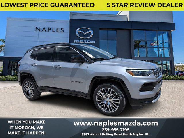used 2023 Jeep Compass car, priced at $23,113