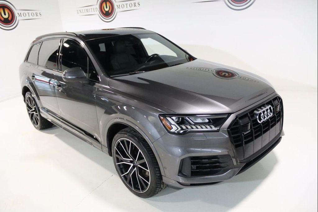 used 2021 Audi Q7 car, priced at $30,700
