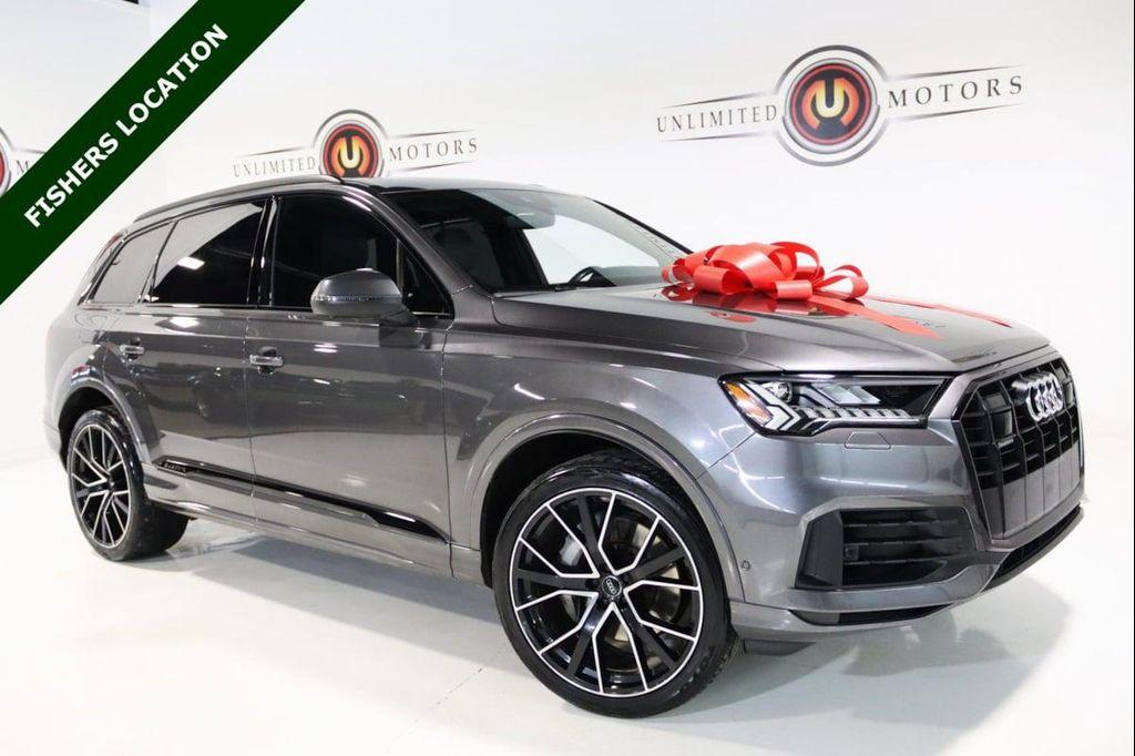 used 2021 Audi Q7 car, priced at $30,700