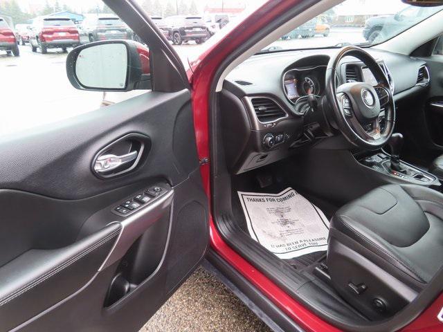 used 2021 Jeep Cherokee car, priced at $19,500