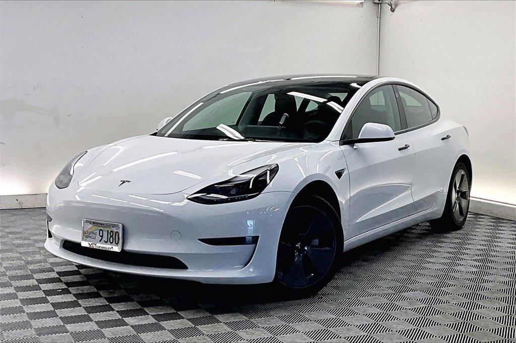 used 2023 Tesla Model 3 car, priced at $27,995