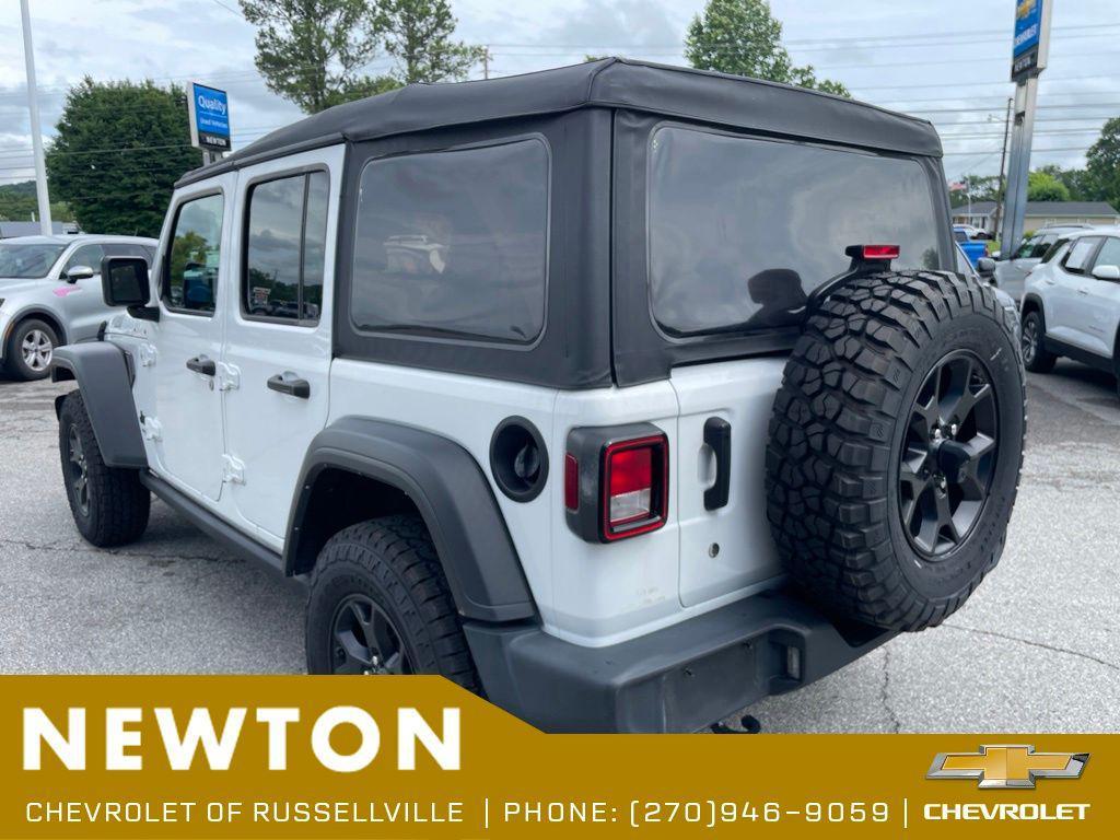 used 2022 Jeep Wrangler Unlimited car, priced at $30,588