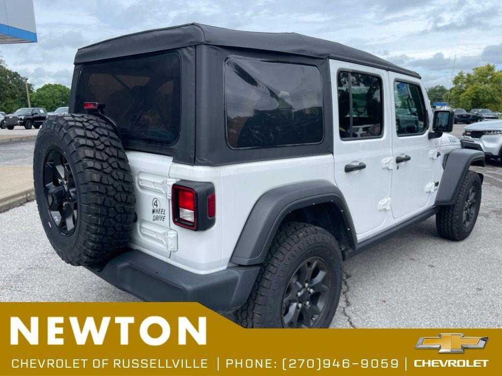 used 2022 Jeep Wrangler Unlimited car, priced at $30,588