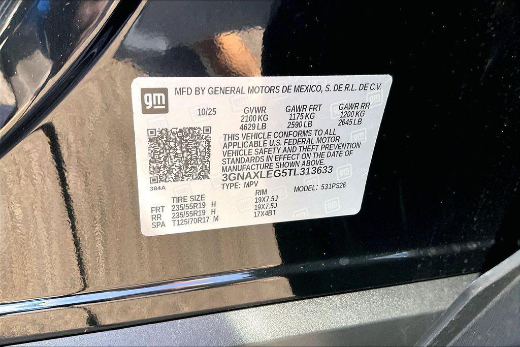 new 2026 Chevrolet Equinox car, priced at $34,470