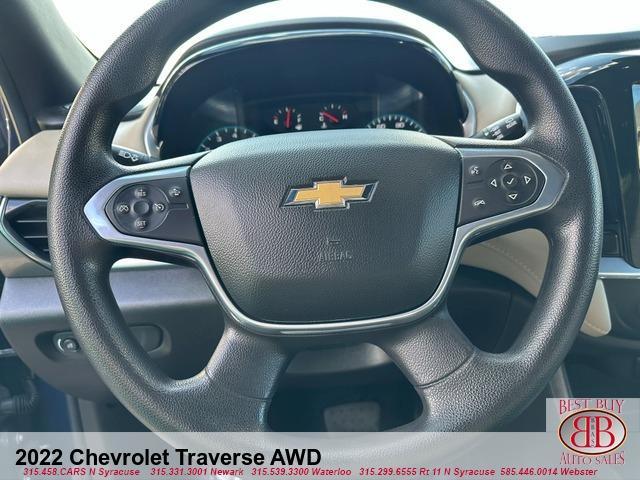used 2022 Chevrolet Traverse car, priced at $18,500