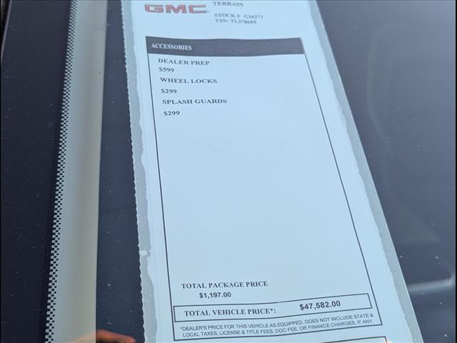 new 2026 GMC Terrain car, priced at $40,385