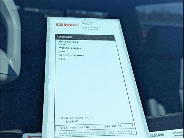 new 2026 GMC Sierra 1500 car, priced at $64,950
