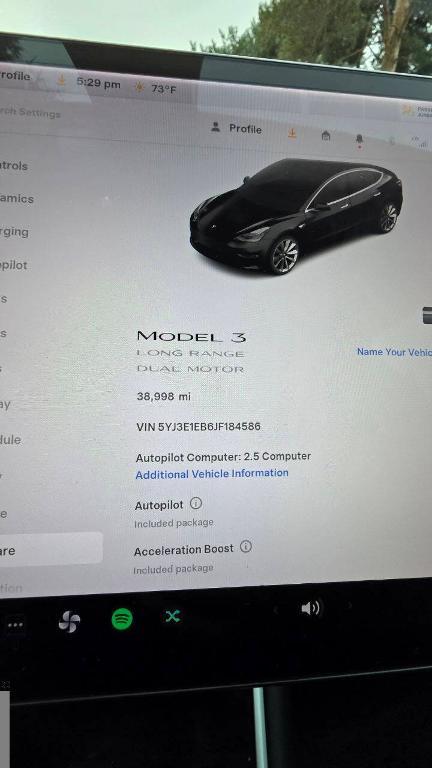 used 2018 Tesla Model 3 car, priced at $24,995