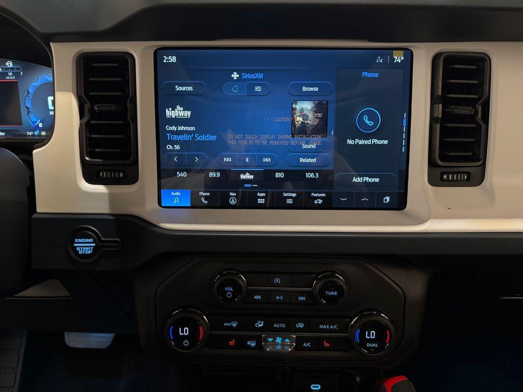 new 2025 Ford Bronco car, priced at $55,222