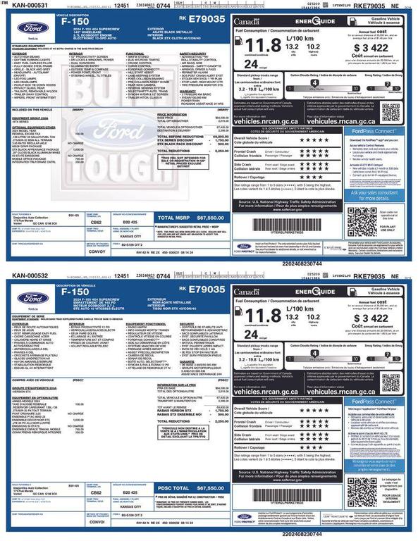 used 2024 Ford F-150 car, priced at $39,901