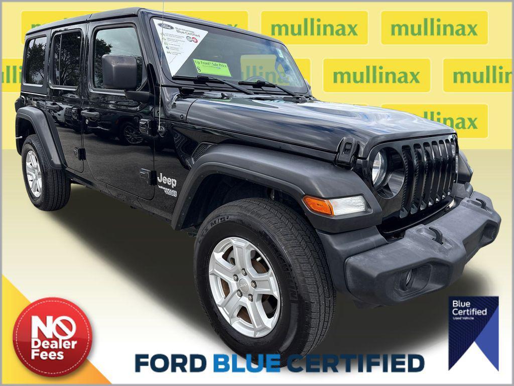 used 2021 Jeep Wrangler Unlimited car, priced at $22,900
