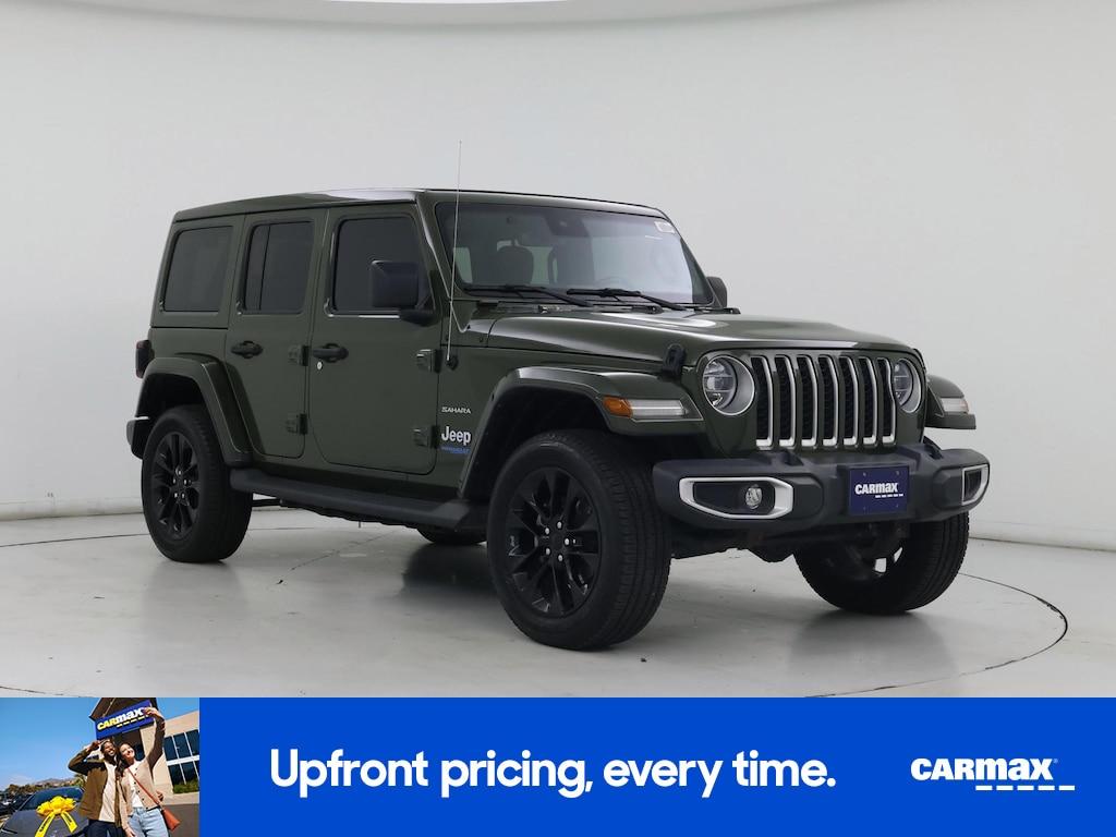 used 2021 Jeep Wrangler Unlimited 4xe car, priced at $29,998